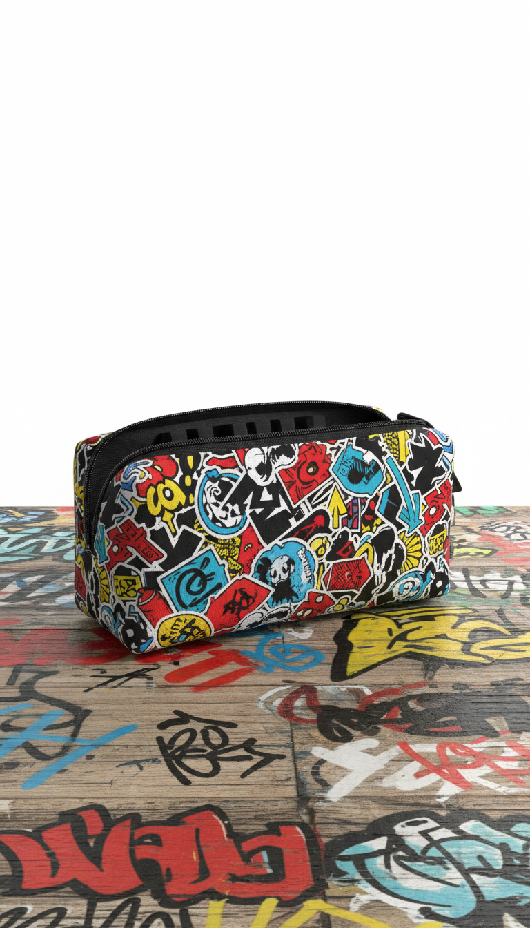 Sticker Bomb Pencil Case